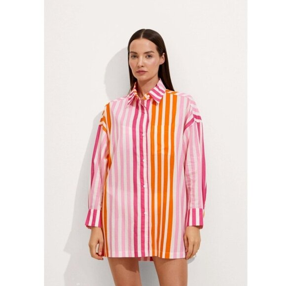 Beach Riot Alexa Button Down Tunic - Picture 1 of 14